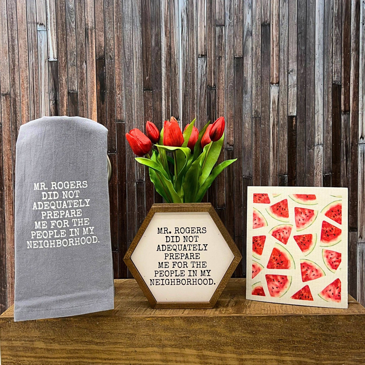 Mr. Rogers Did Not Adequately Prepare Tea Towel