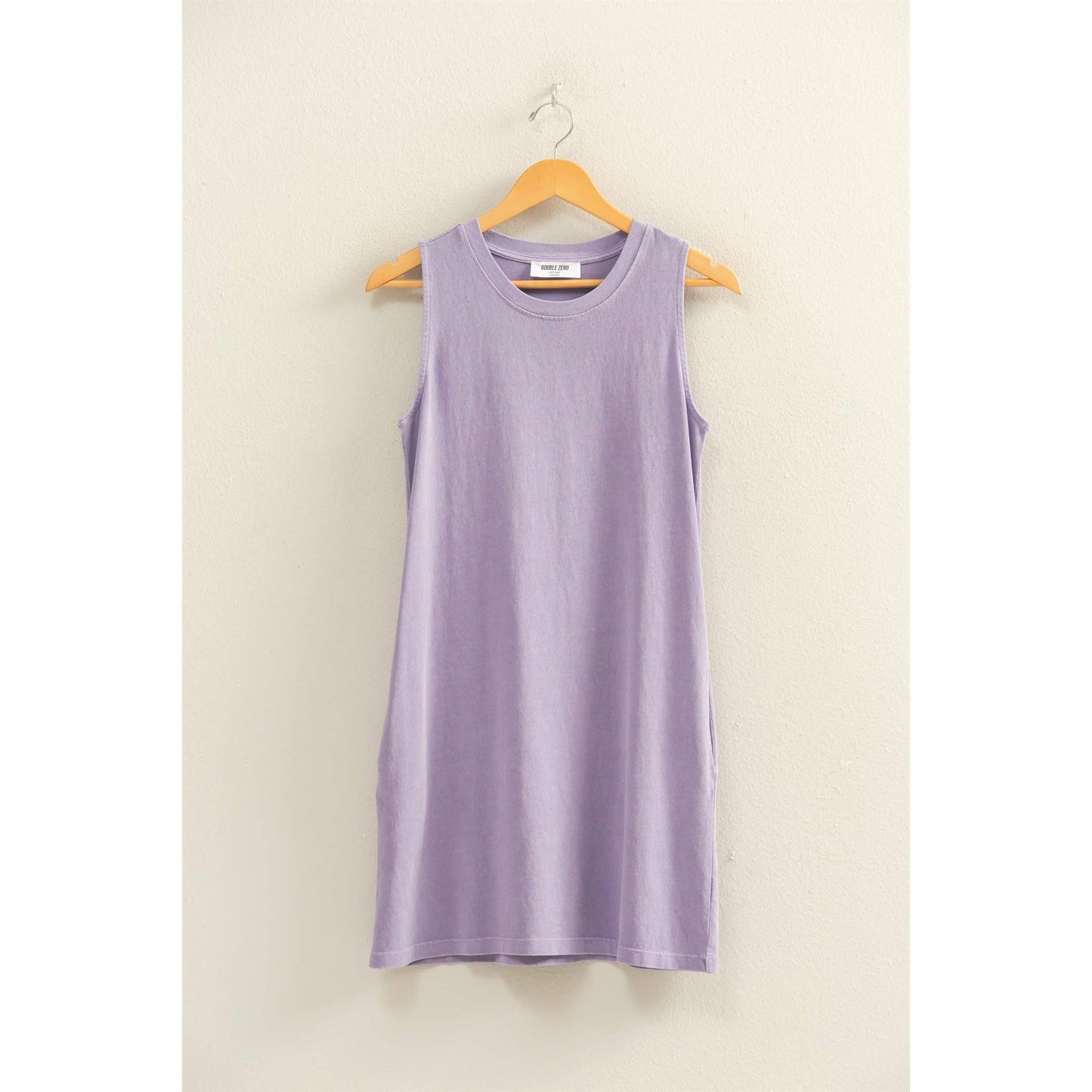 Pigment Dyed Sleeveless Mini Dres