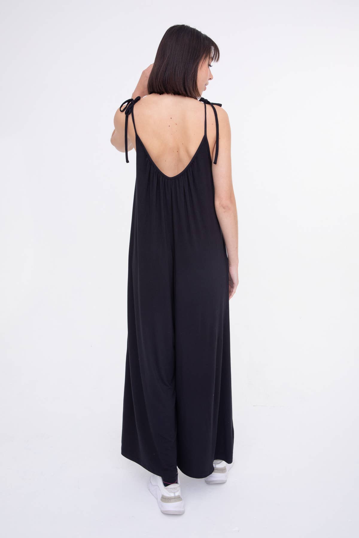 Adjustable Strap Oversized Lounge Jumpsuit