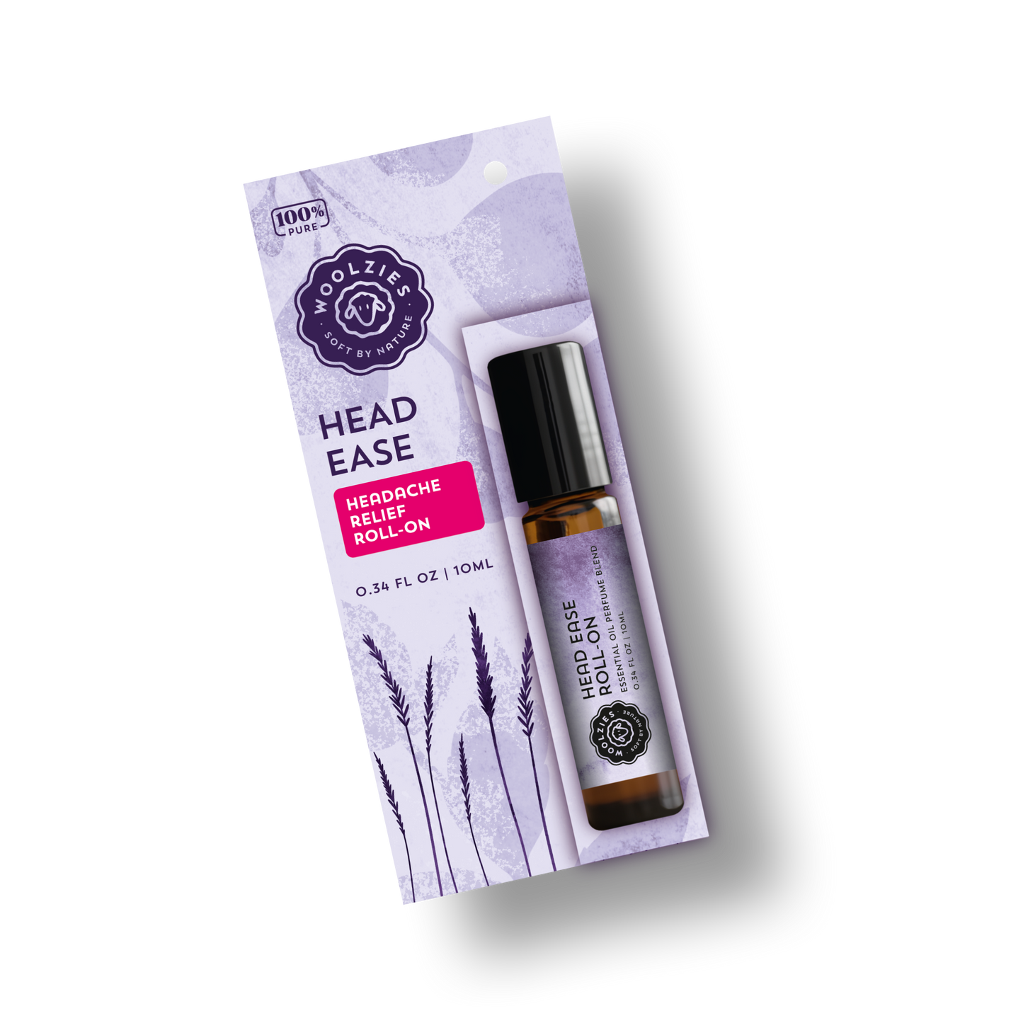 Head Ease Roll-On – Refreshing Essential Oil Blend – 10ml