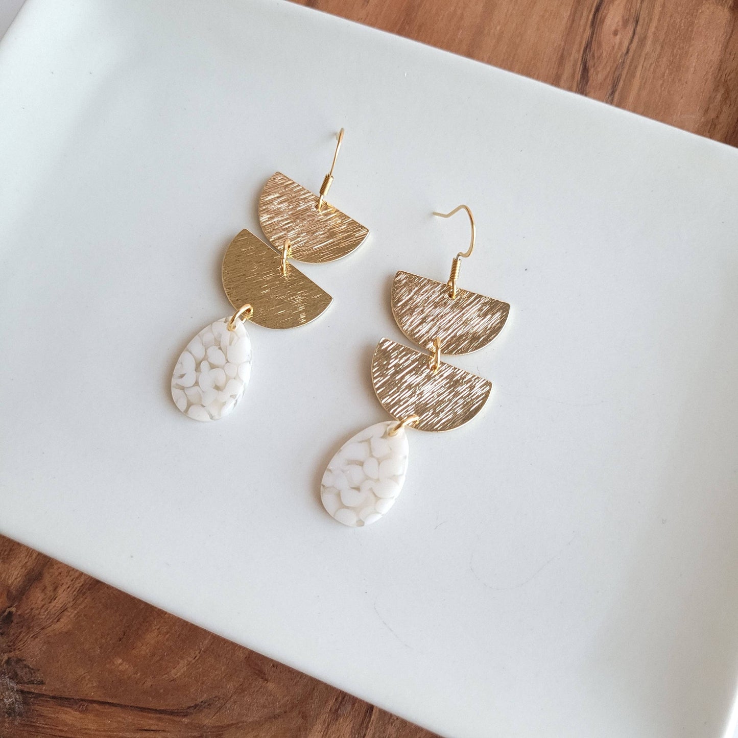 Aria Earrings - Pebble // Spring, Summer