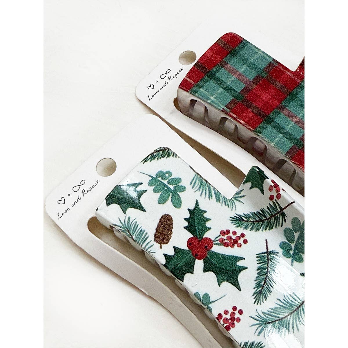 Christmas Vintage Hair Claw