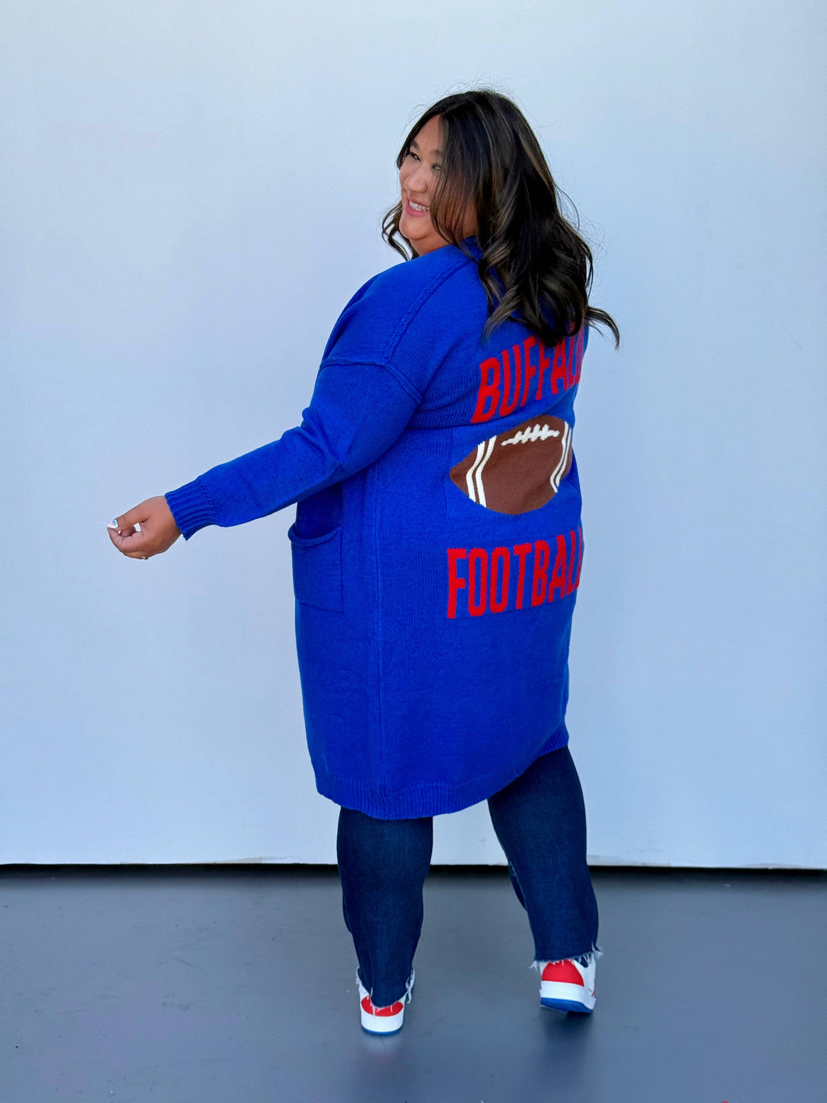 Buffalo Football Cardigan