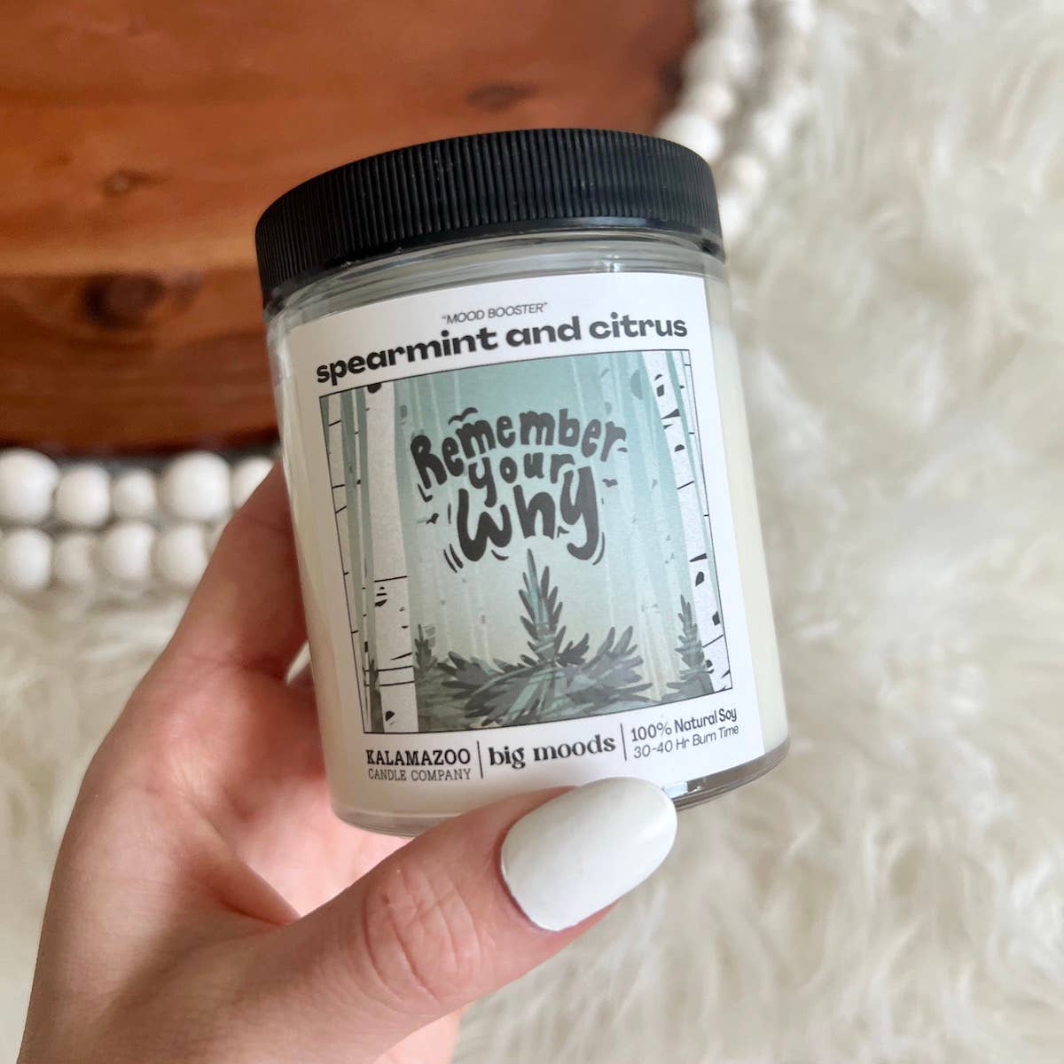 "Remember Your Why" Spearmint & Citrus -  Luxury Soy Candle
