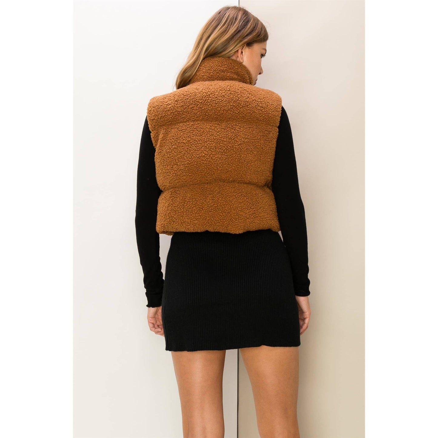 Teddy Fur Puffer Vest