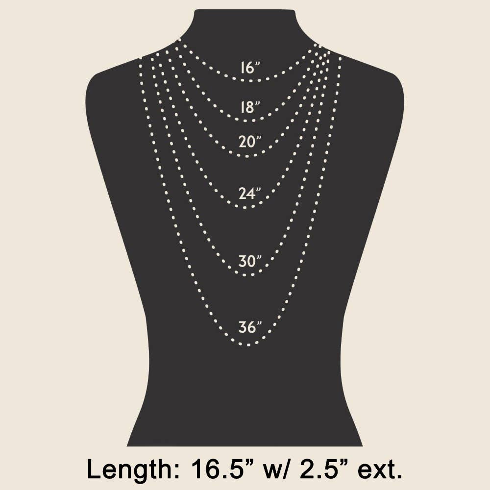 Cubic Zirconia Station Clover Chain Necklace