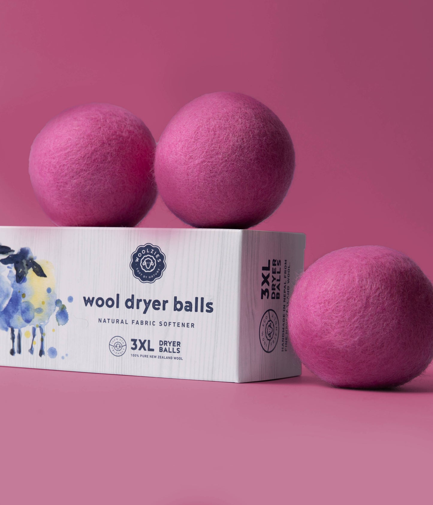 Wool Dryer Balls - Set of 3