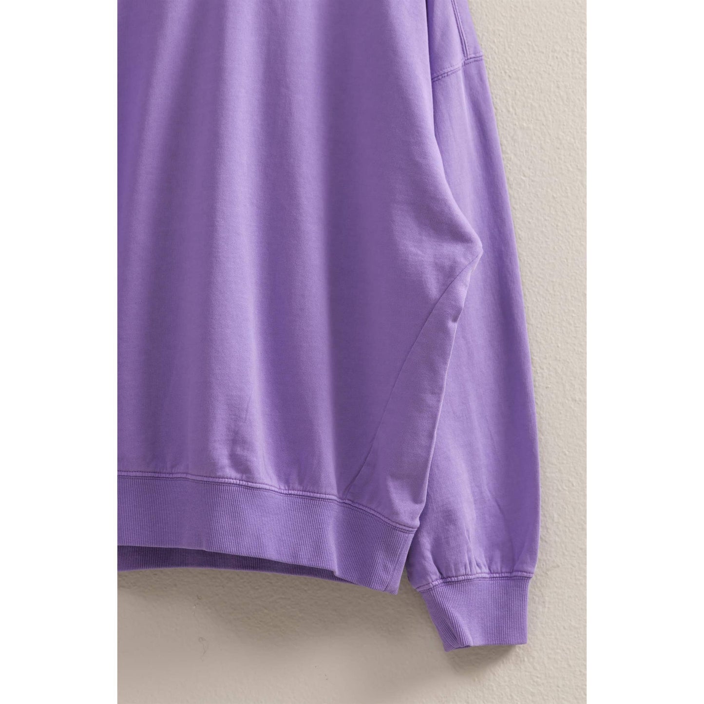 Warm Long Sleeve French Terry Sweatshirt