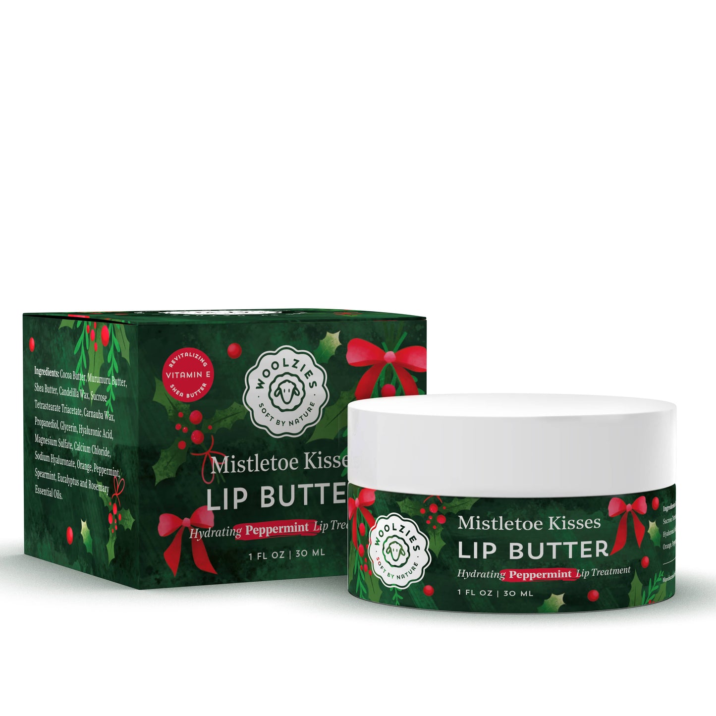 Overnight Lip Butter with Hyaluronic Acid - Mistletoe Kisses