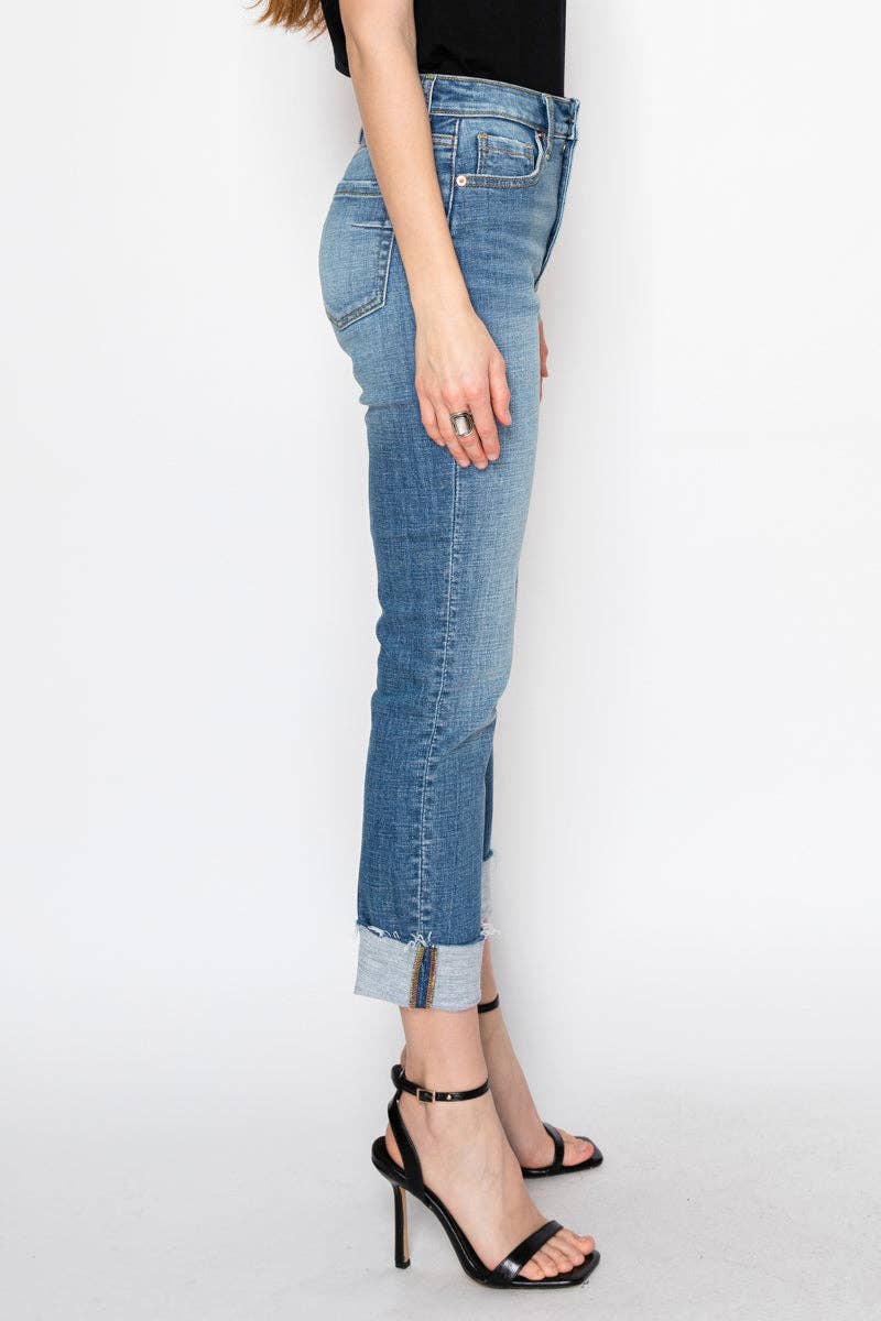 Straight leg jeans