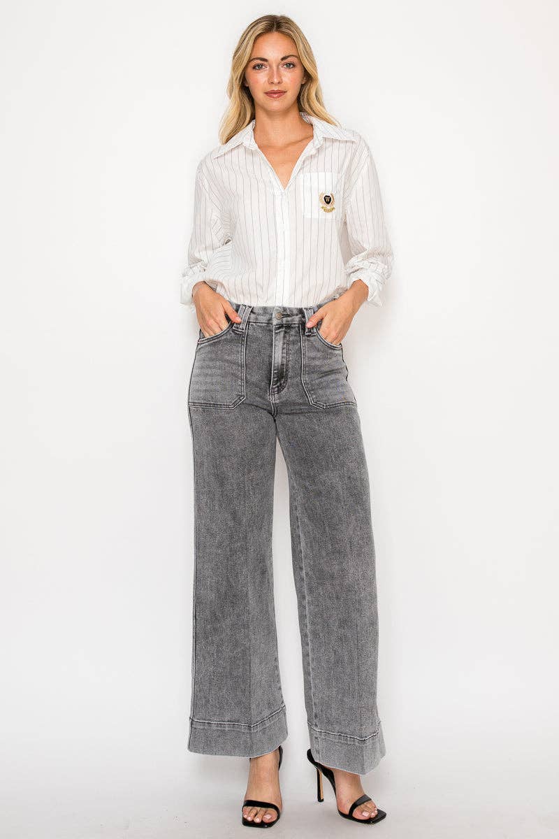 High Rise the Perfect Palazzo Jeans