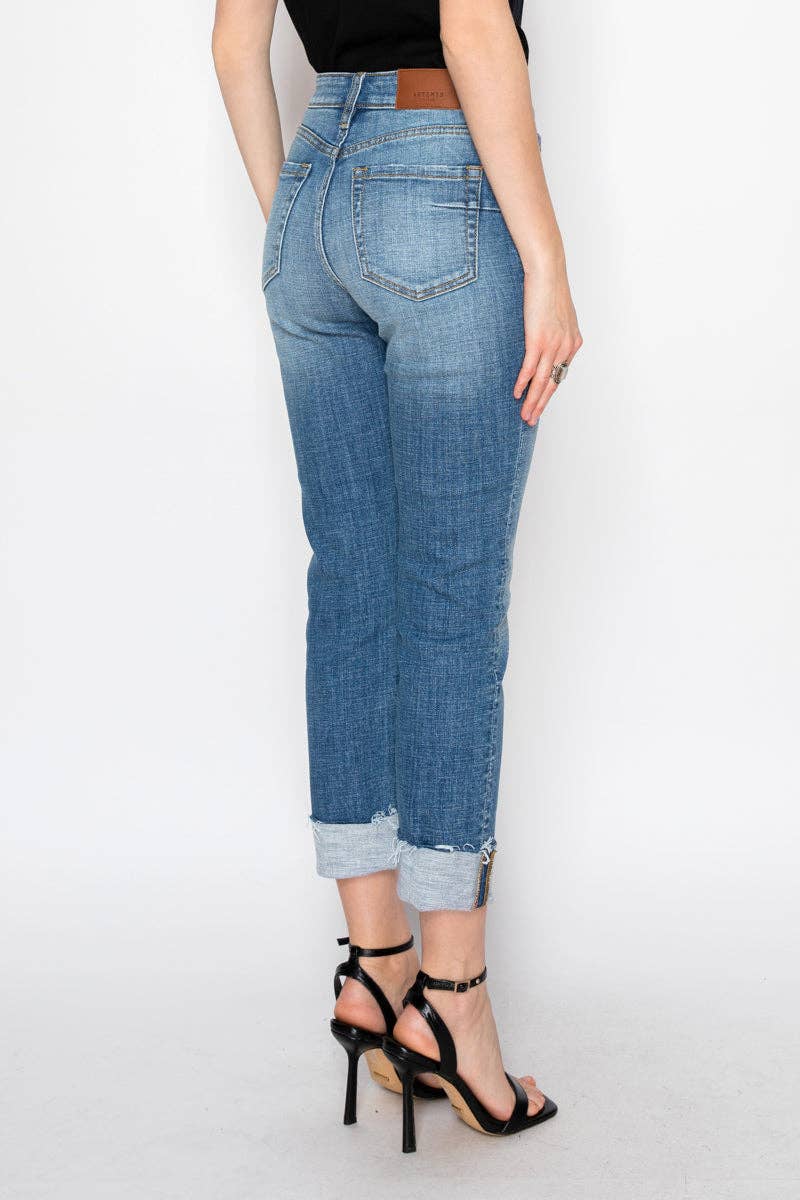 Straight leg jeans