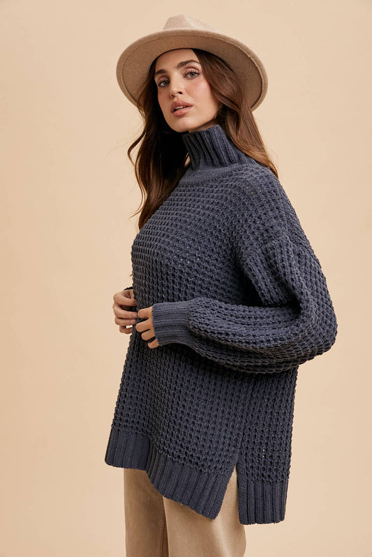 Chunky turtleneck sweater