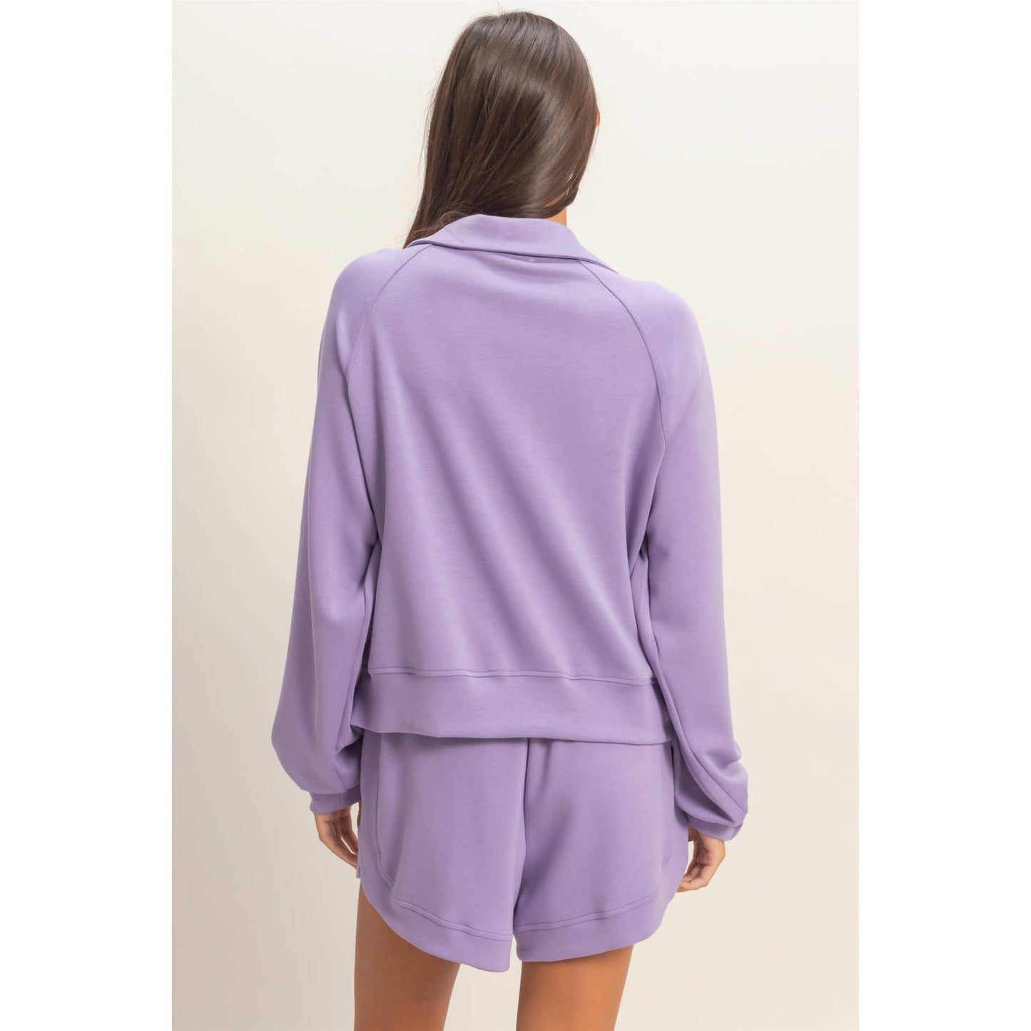 Half-Zip Collar Pullover