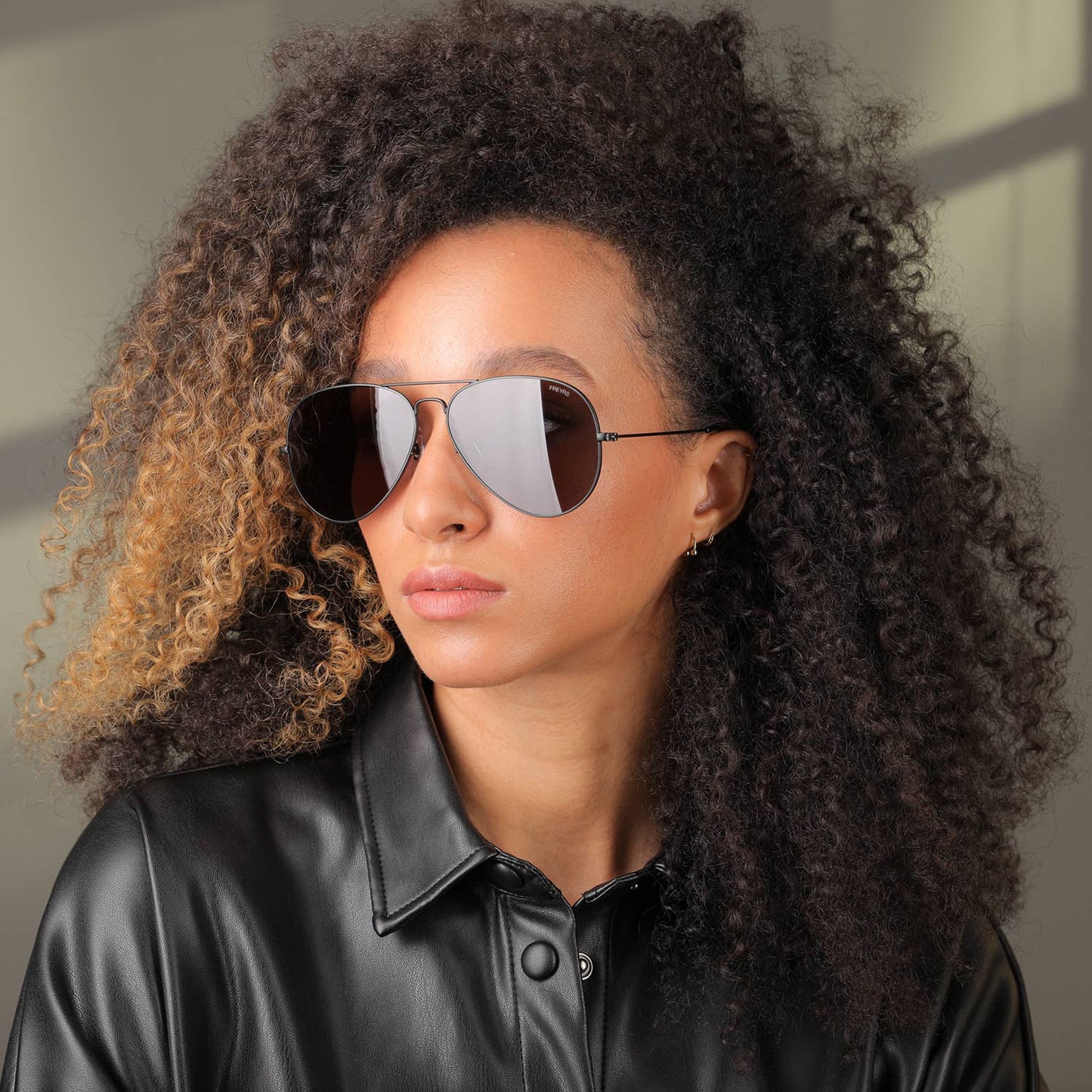 Morgan Large Unisex Aviator Sunglasses