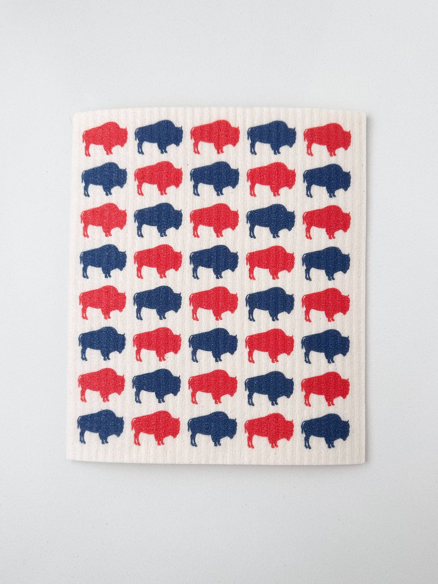 Buffalo Bills Inspired Swedish Dish Towel