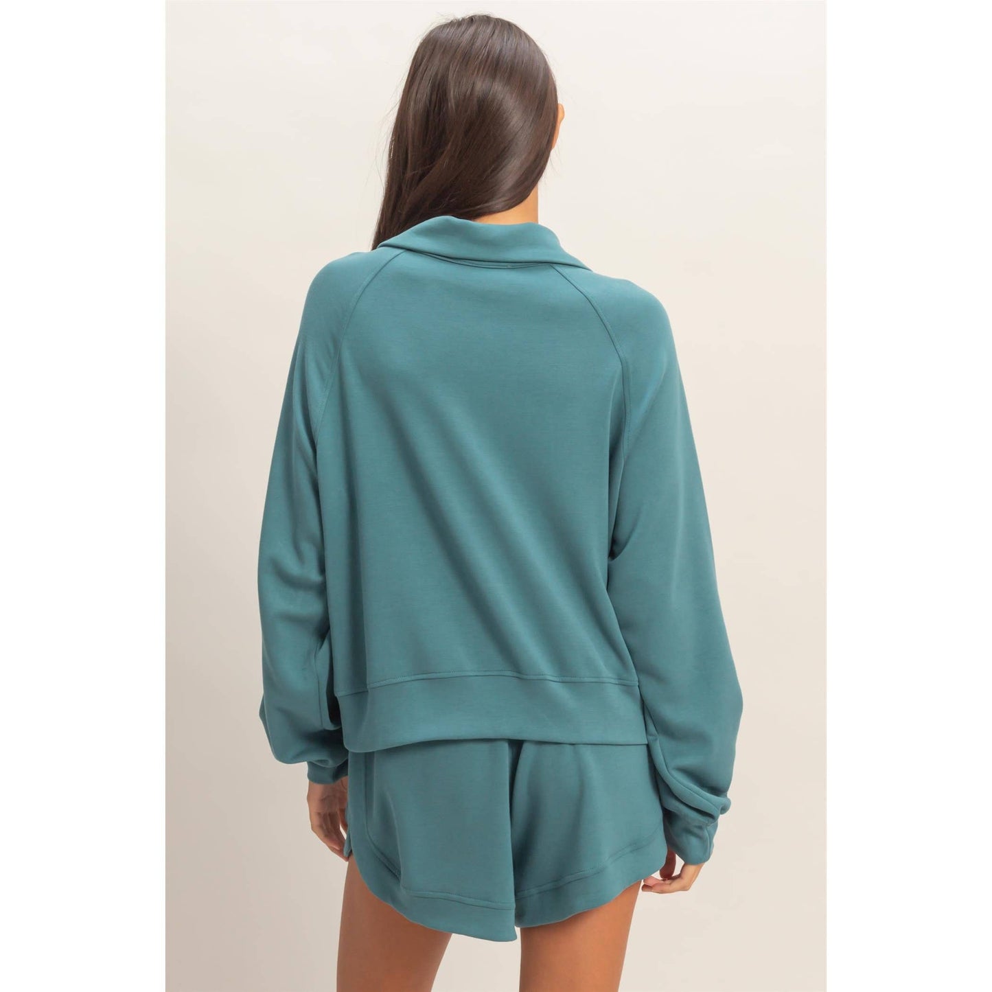 Half-Zip Collar Pullover