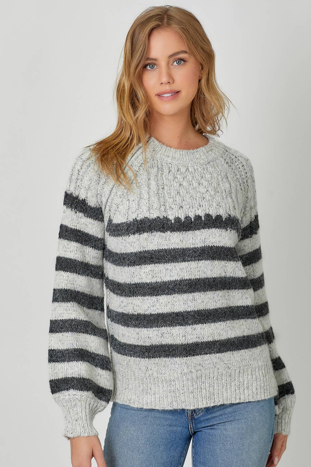 Stripe Pullover Sweater