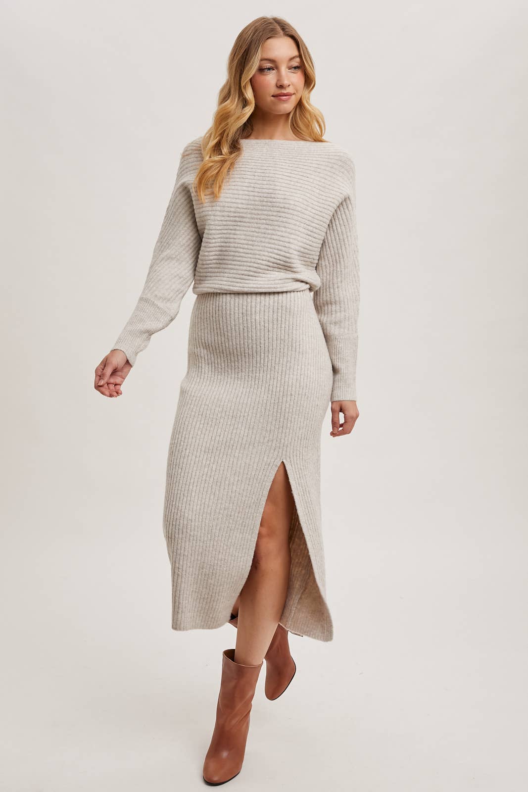 Midi sweater dress