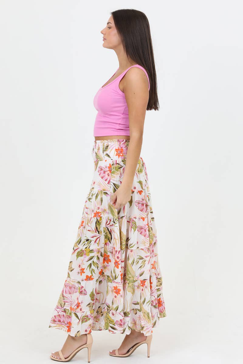 Tropical Maxi skirt