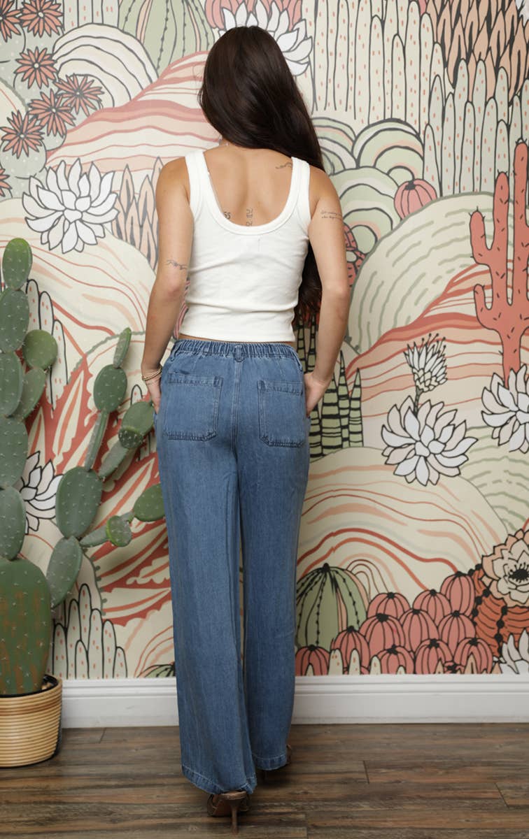 Tencel denim pant