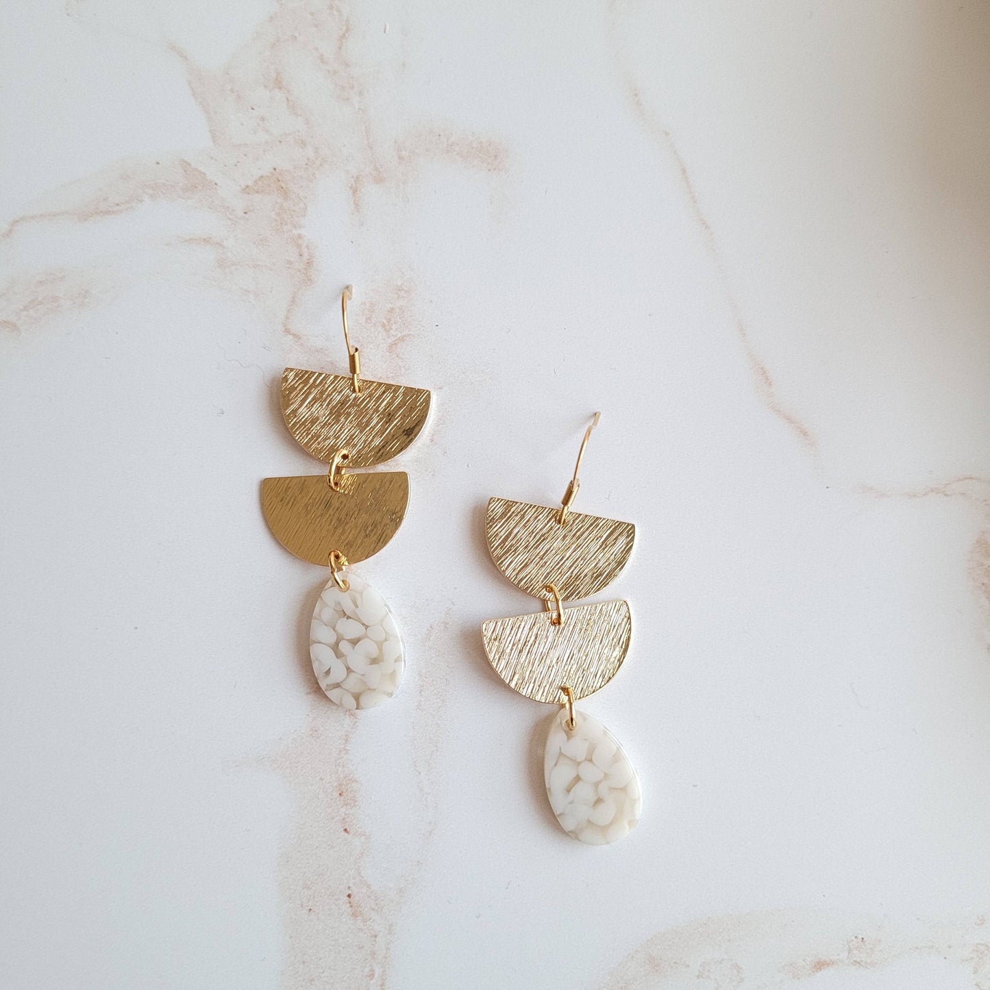 Aria Earrings - Pebble // Spring, Summer