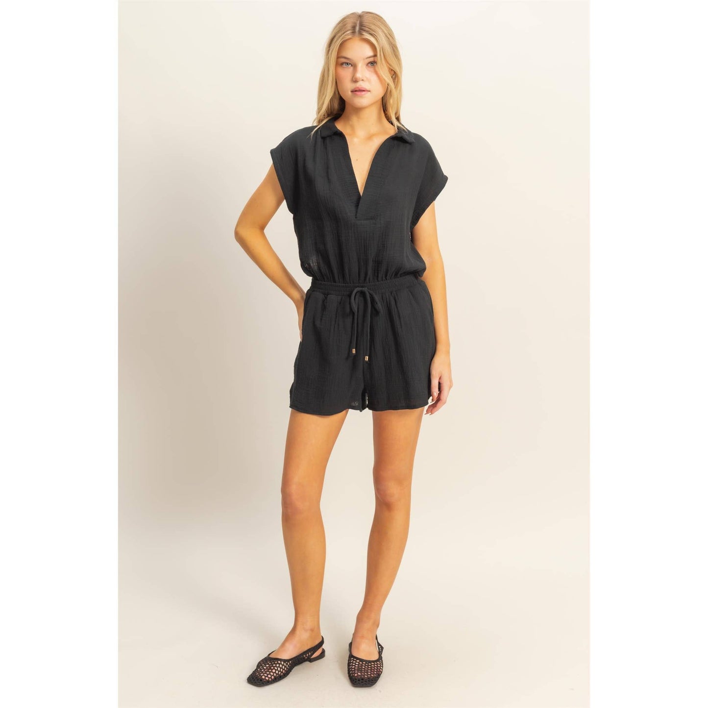 Cutout Back Romper