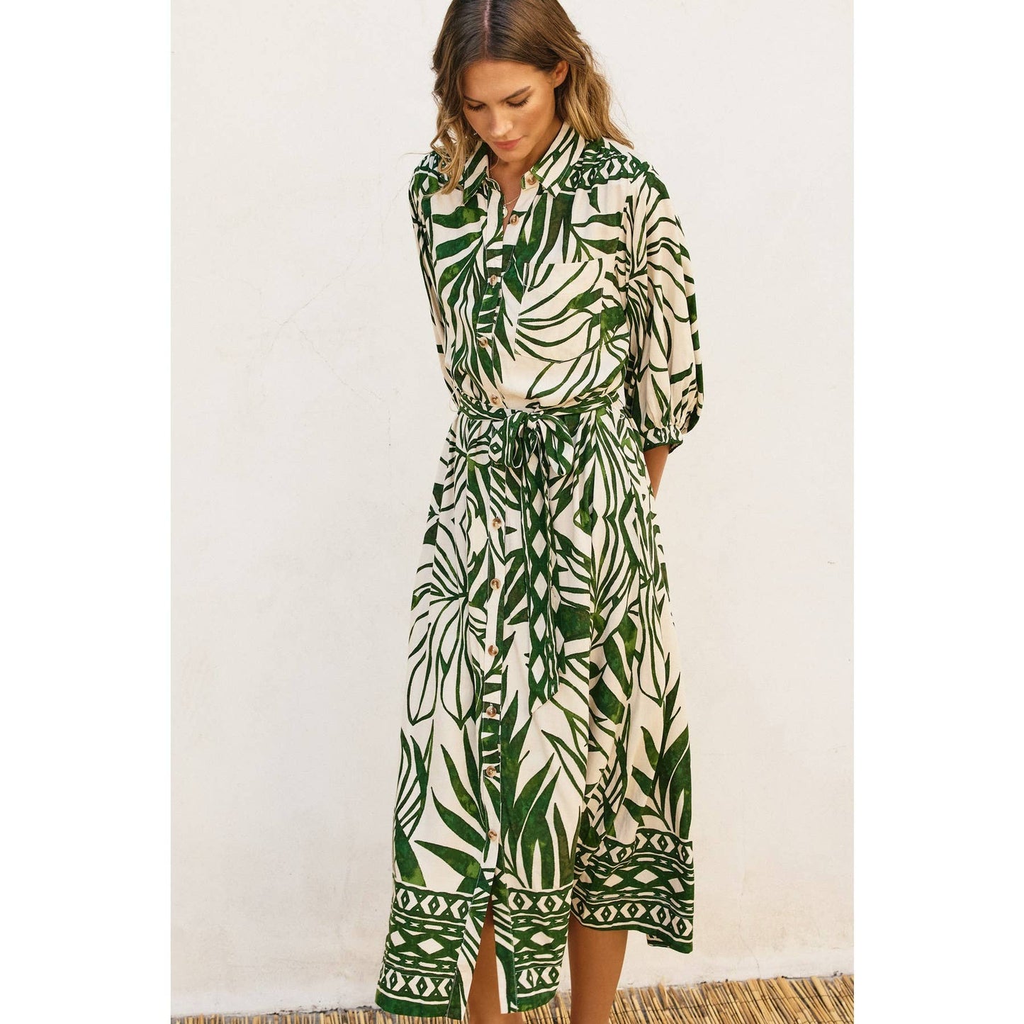 Take Me Away Longline Shirt Dress