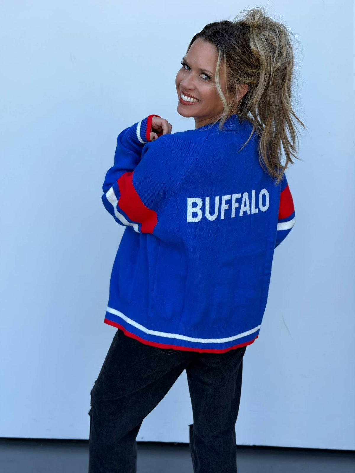 Buffalo Kickoff Varsity Cardigan