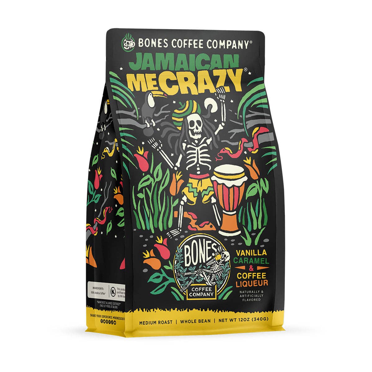 Jamaican Me Crazy® Coffee | 12oz | Whole Bean & Ground