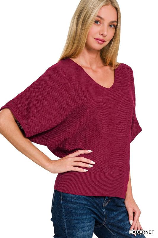 Dolman V neck