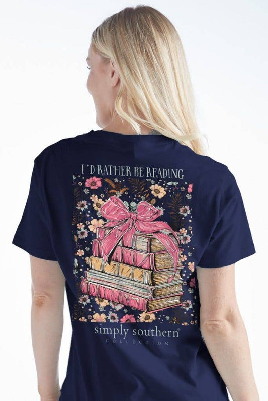 Id rather be reading tee