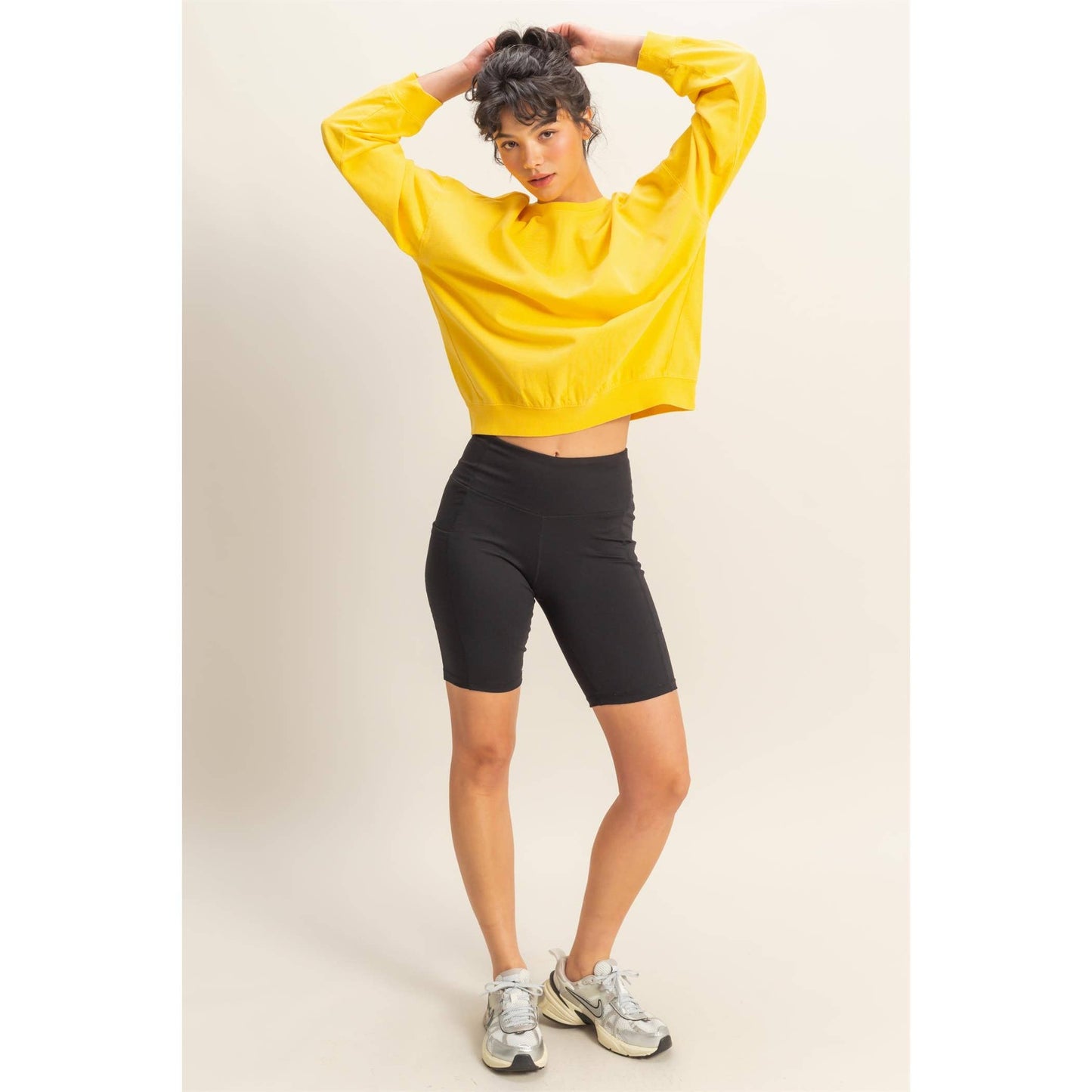 Warm Long Sleeve French Terry Sweatshirt