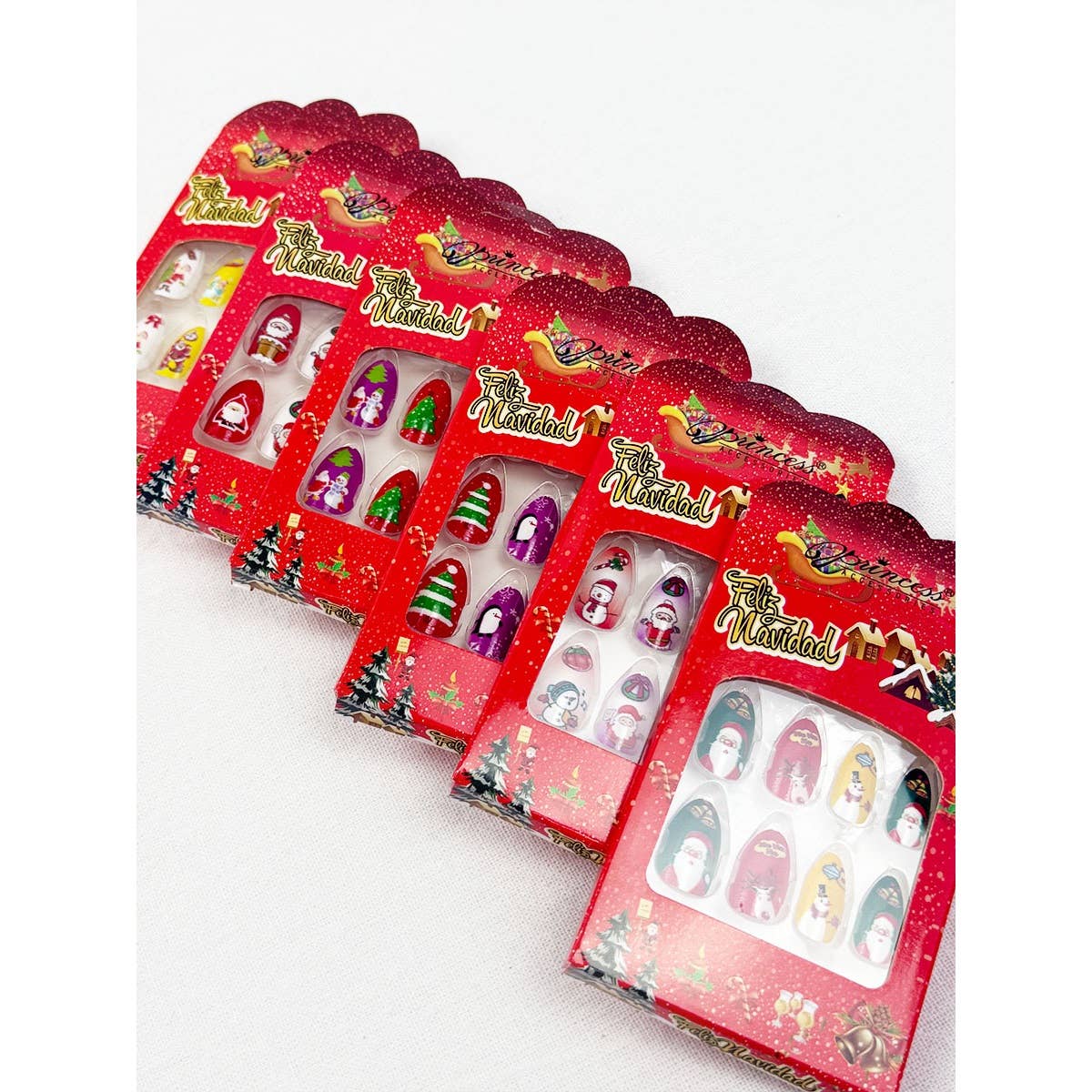 Christmas Theme Nails Set