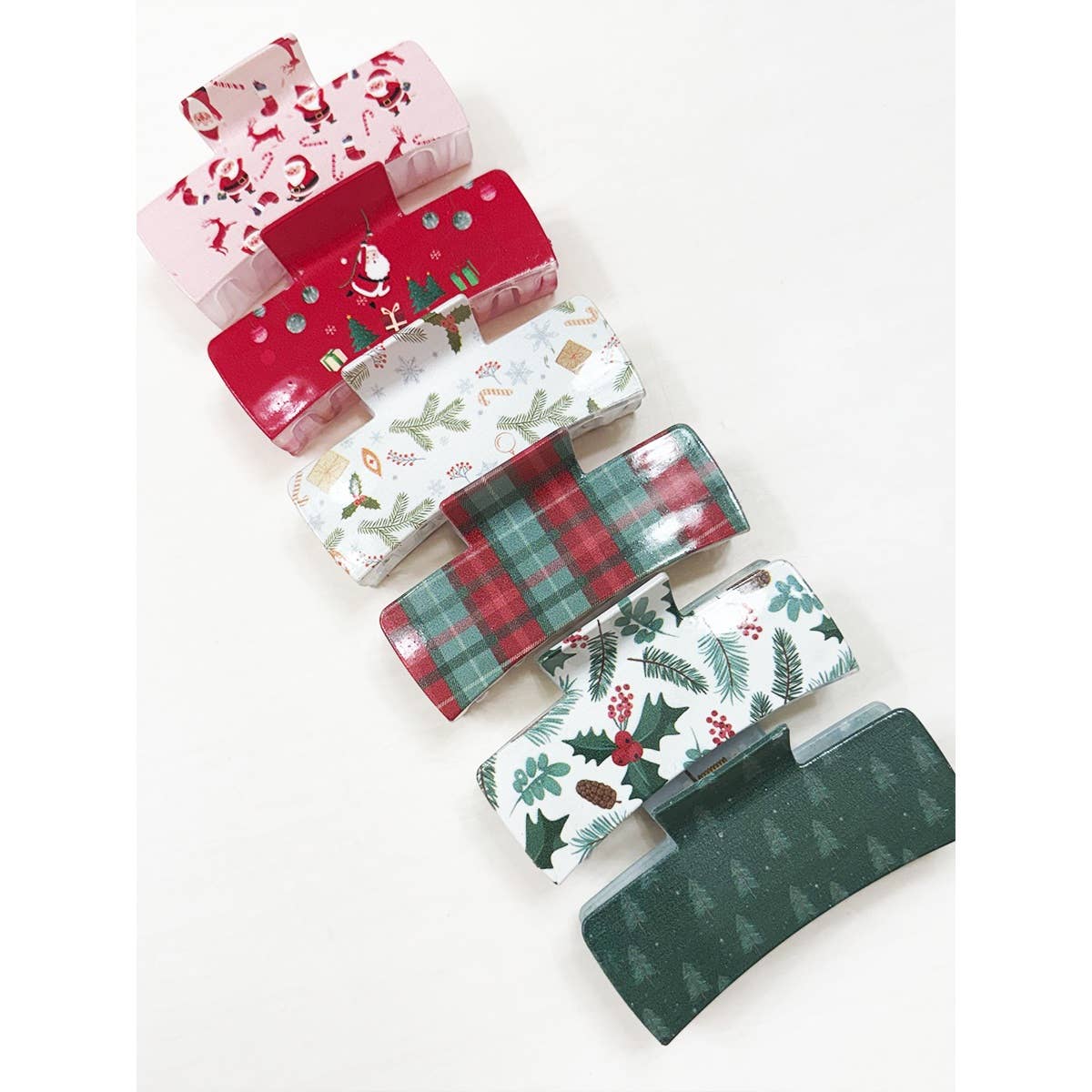 Christmas Vintage Hair Claw