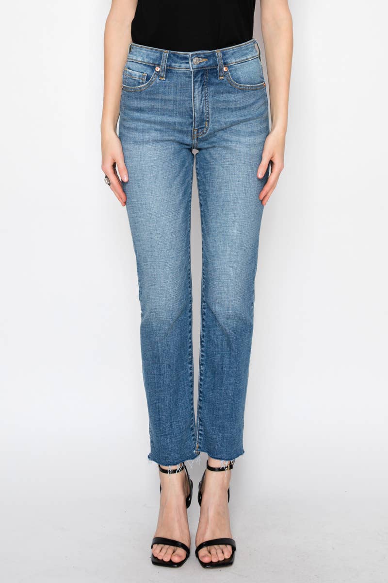 Straight leg jeans