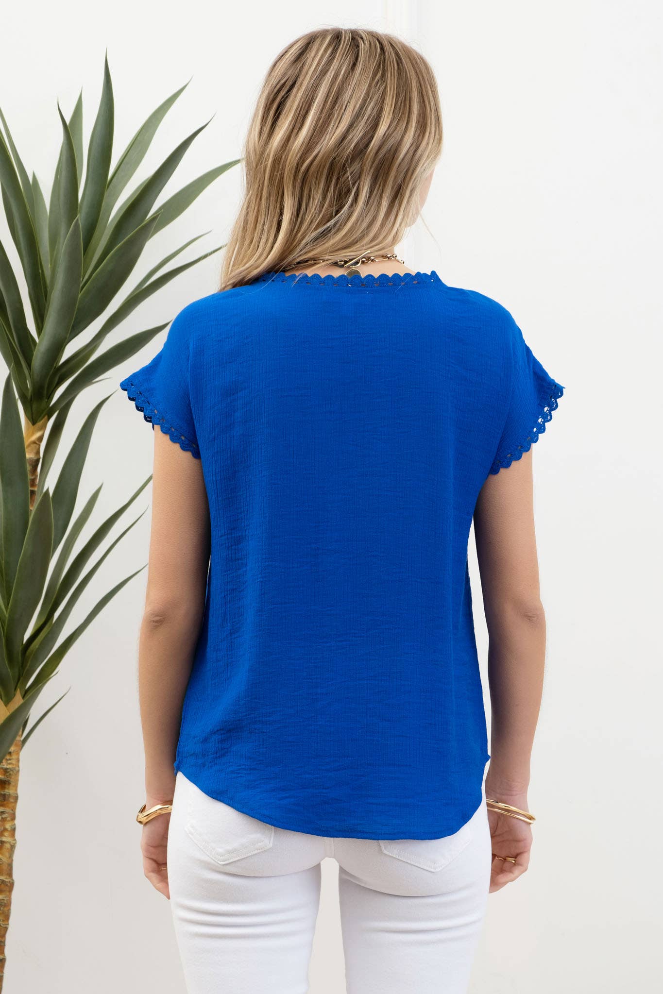 Santana Scallop Blouse