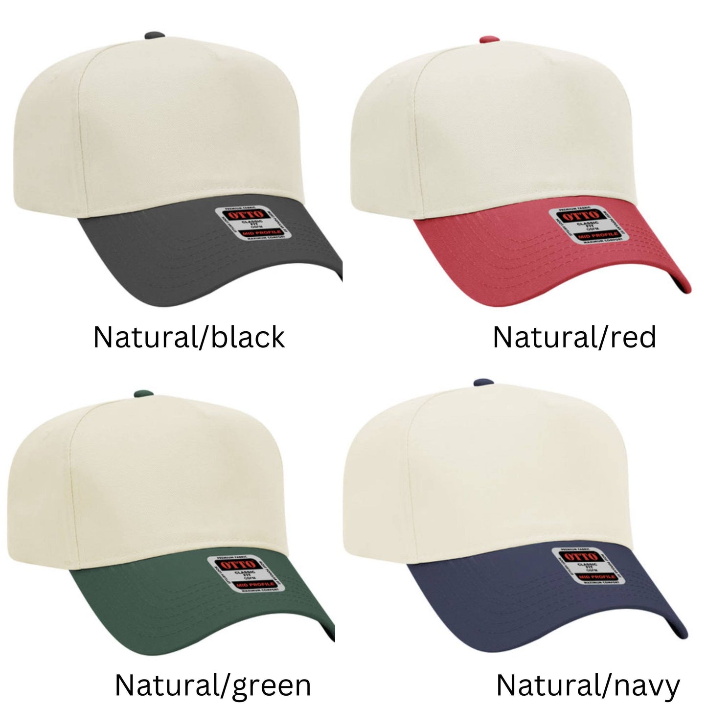 Embroidered Hats, Custom, Otto Hats Custom, Custom Hats
