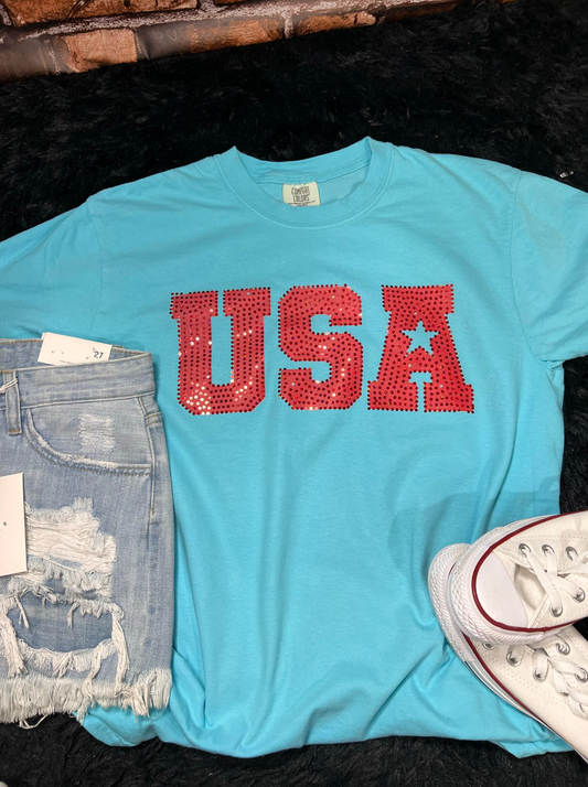 USA Spangle Red