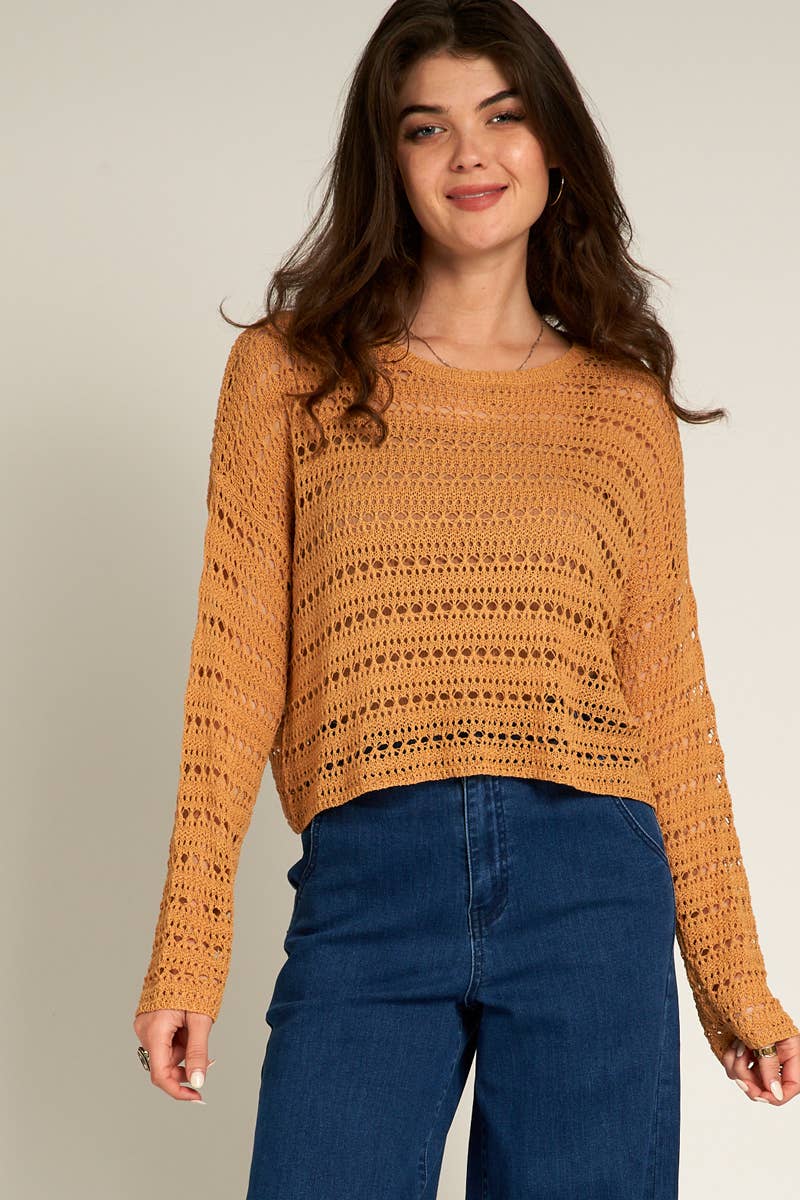 Marigold Crotchet Top