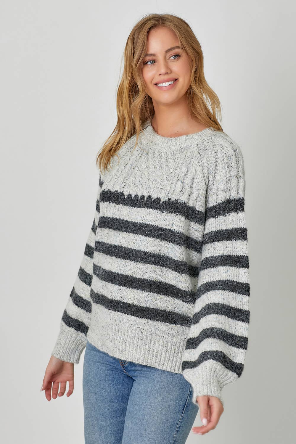 Stripe Pullover Sweater