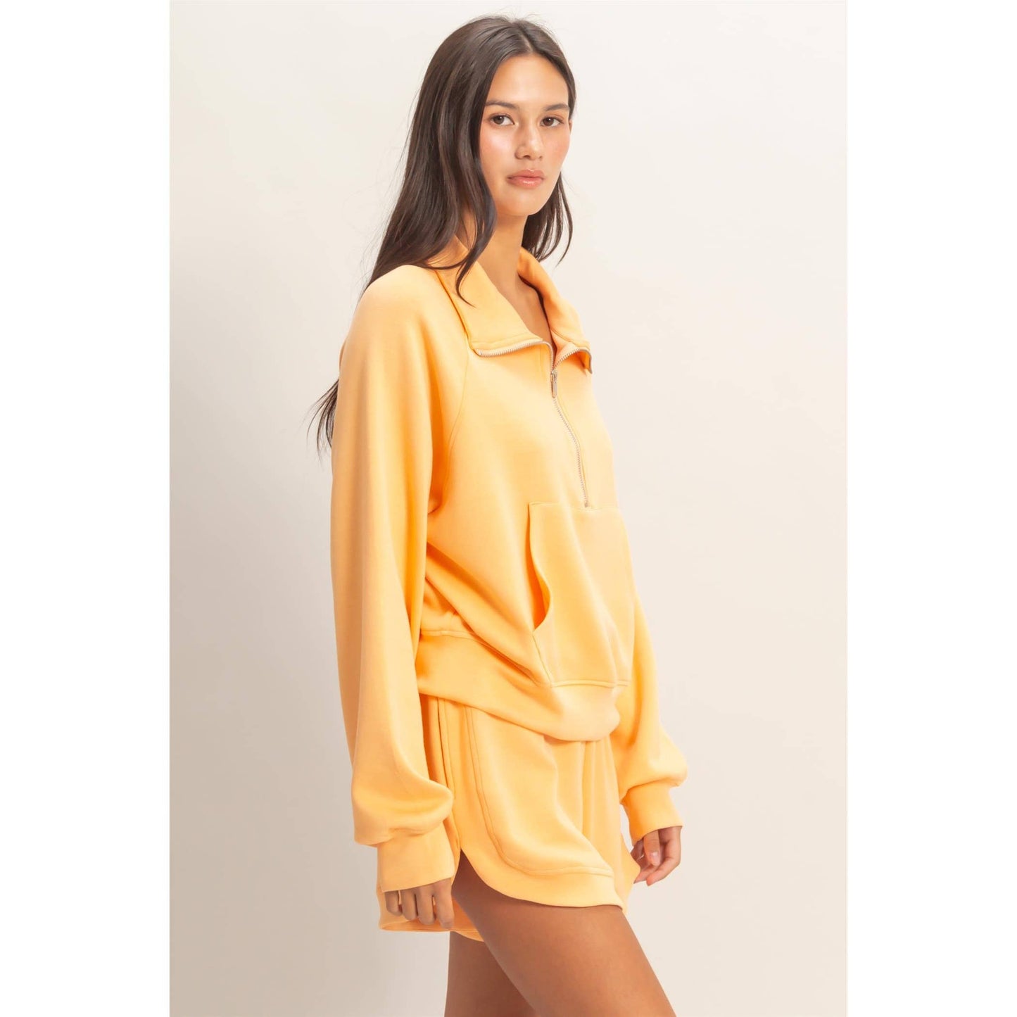 Half-Zip Collar Pullover