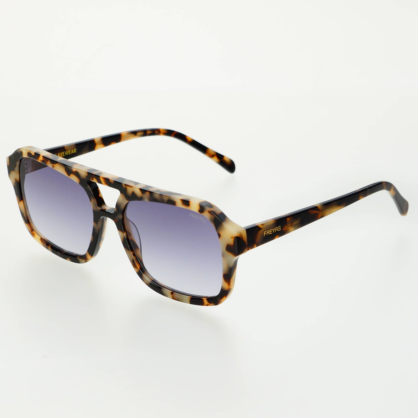 Havana Acetate Aviator Sunglasses