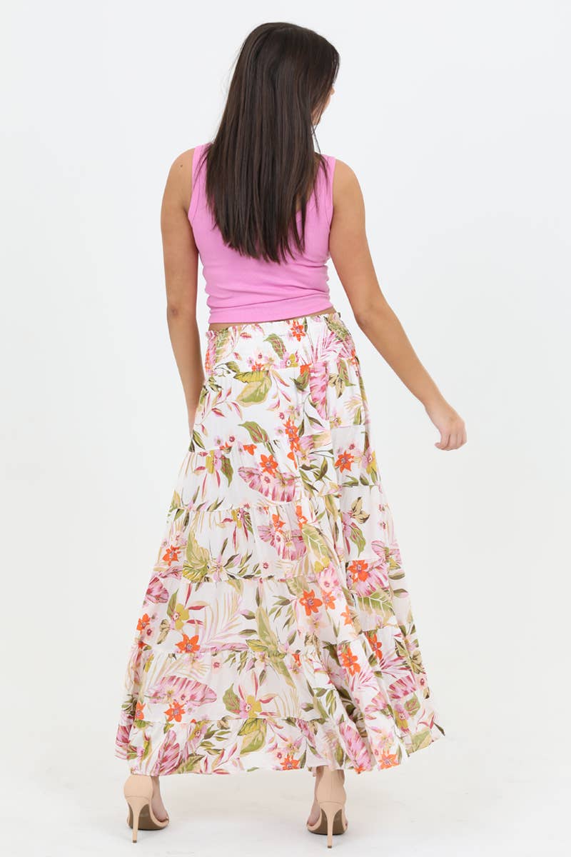 Tropical Maxi skirt