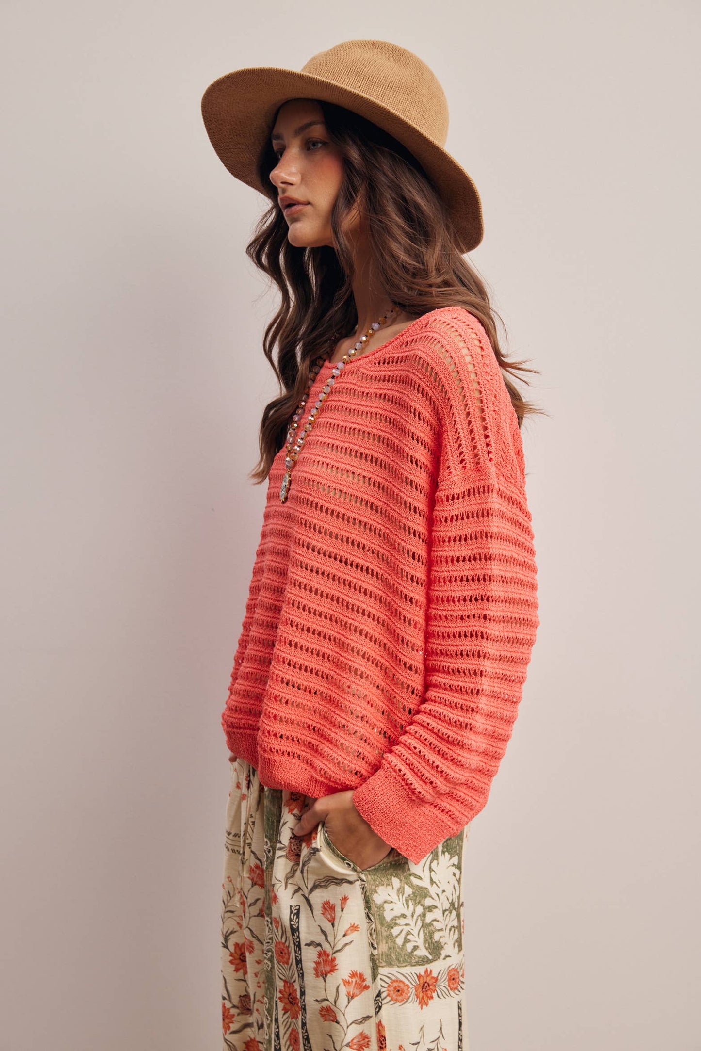 Stripe Sweater Top