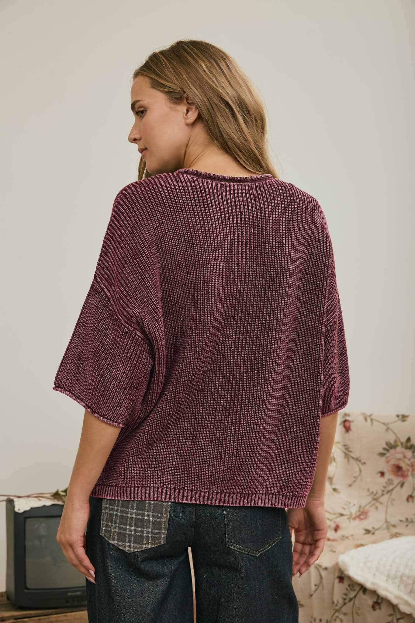 Mulberry morning cardigan