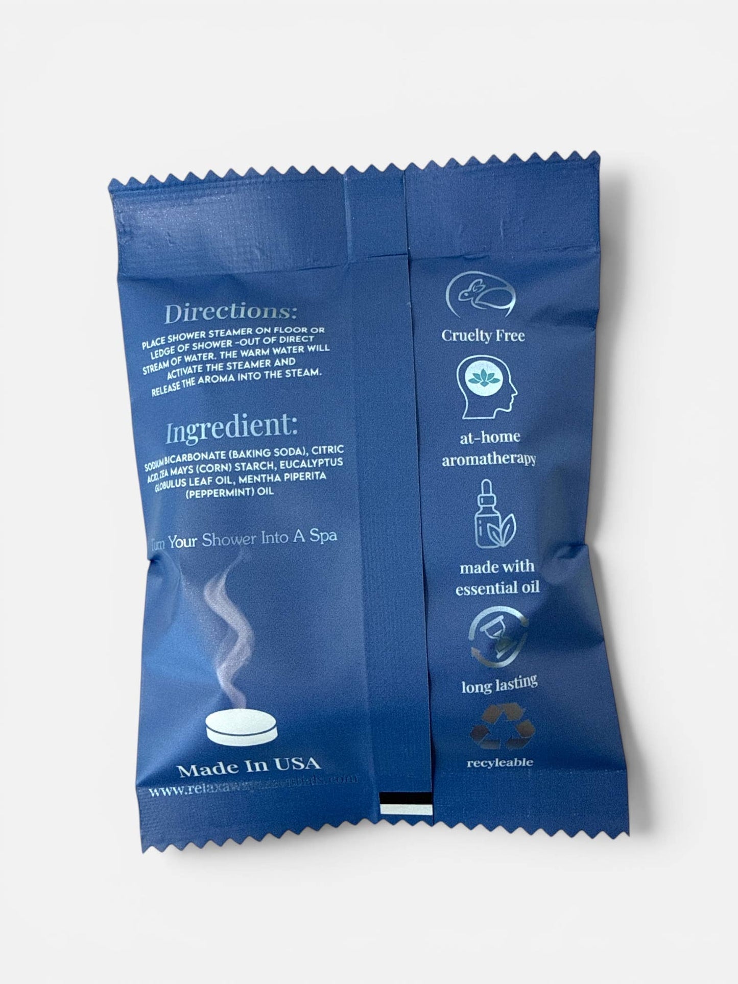 Eucalyptus Escape Shower Steamers 6 Pack - Made in USA - Spa