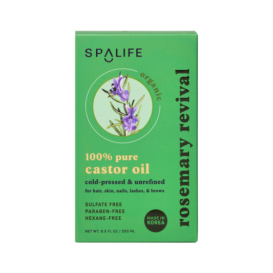 100% Pure Organic Castor Oil With Rosemary Extract