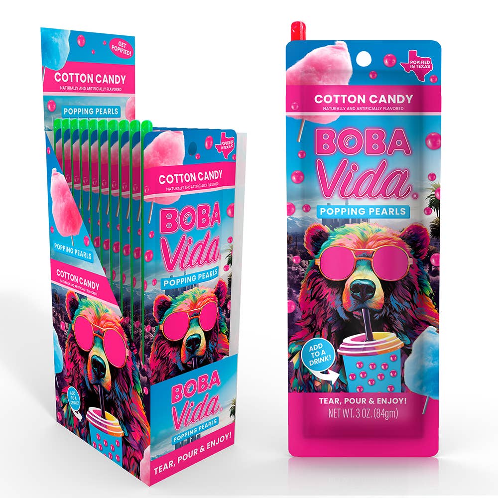 BobaVida Popping Boba -Super Cotton Candy,