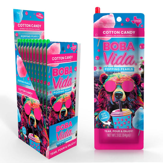 BobaVida Popping Boba -Super Cotton Candy,